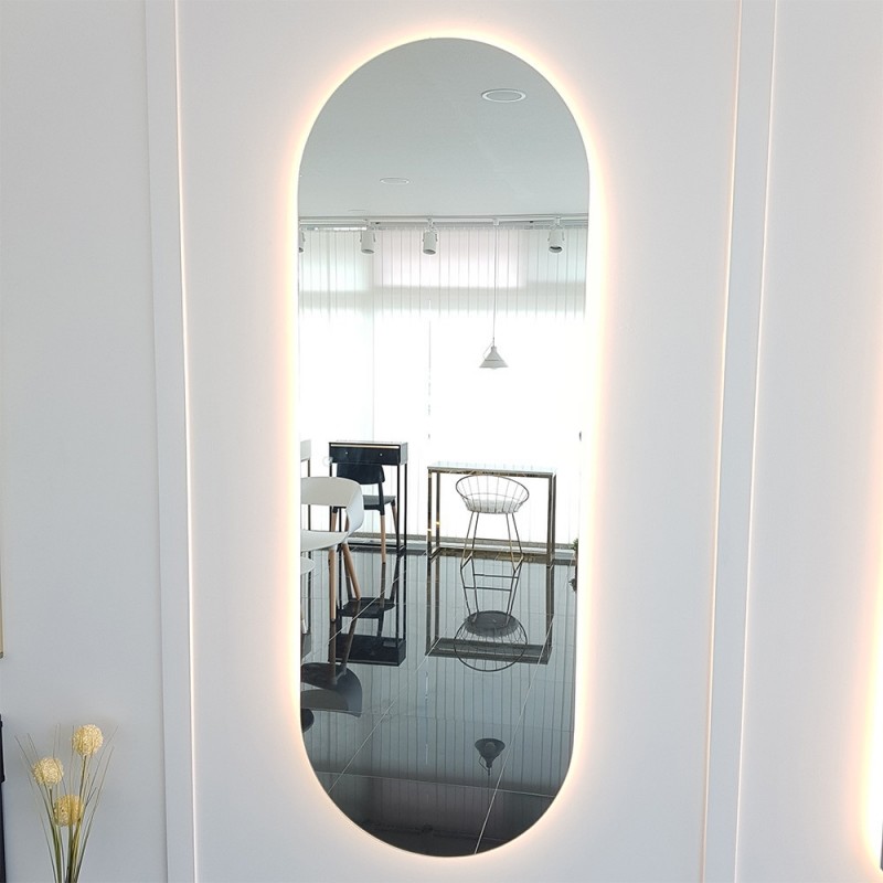 아트벨라 노프레임 양타원 LED 전신 거울