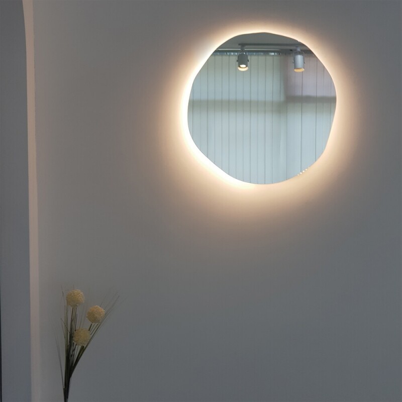 아트벨라 노프레임 원 비정형 모션 인식 LED 거울