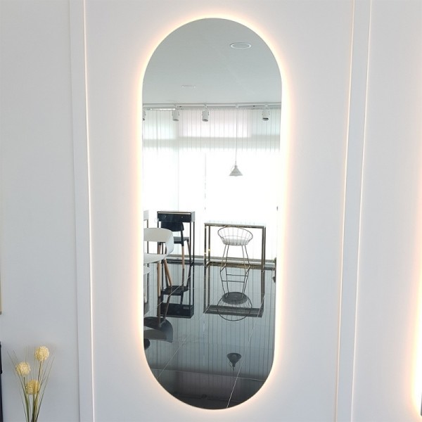 아트벨라,아트벨라 노프레임 양타원 LED 전신 거울