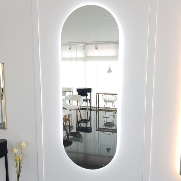 아트벨라,아트벨라 노프레임 양타원 LED 전신 거울