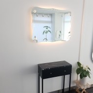 아트벨라 노프레임 물결 간접 LED 거울