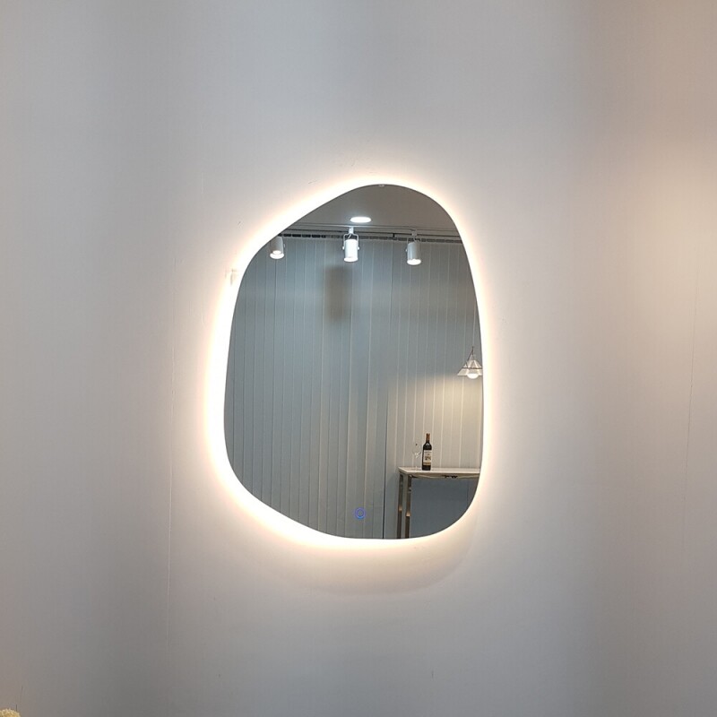 아트벨라 노프레임 바위 비정형 LED 거울