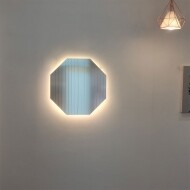 아트벨라 노프레임 정팔각 LED 거울