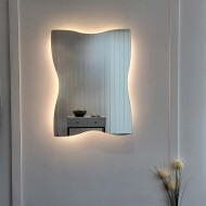 아트벨라 노프레임 쥬비 비정형 LED 거울