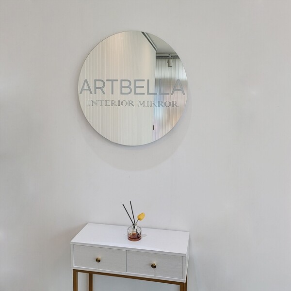 아트벨라,아트벨라 사인 로고 엣칭 원형 LED 거울